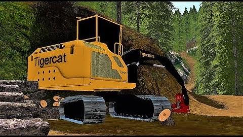 FS17: Loading Log Trucks