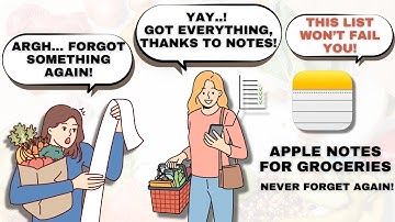 How To Use Apple Notes For Grocery Shopping: Never Forget Again!