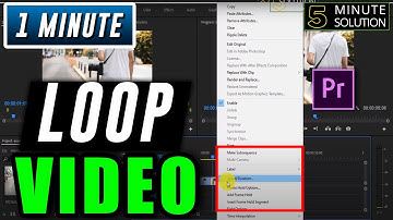 How to loop video in premiere pro 2025 | adobe premiere PRO Tutorial