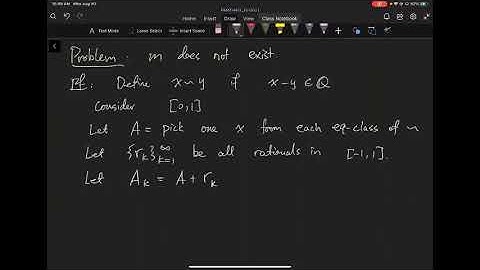 Measure and Integration - Lecture 1 part 2