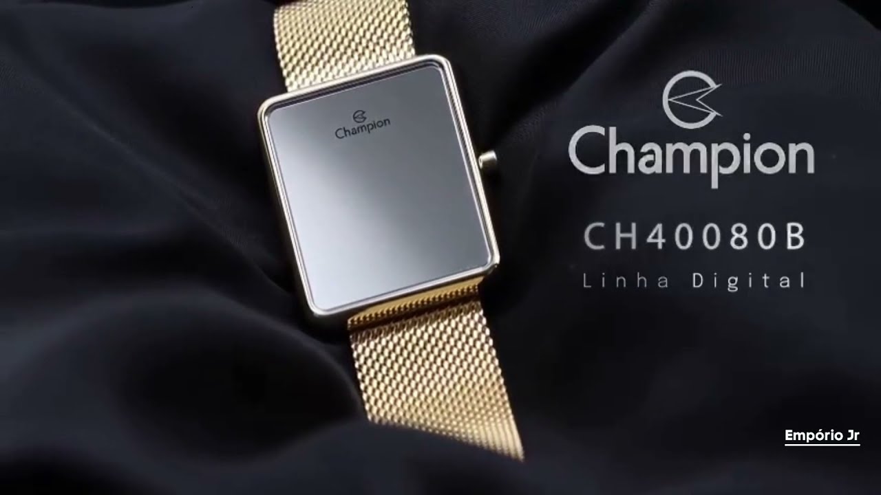 Relógio Feminino Champion Digital CH40080B - YouTube