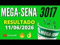 🍀 RESULTADO MEGA-SENA 3017
