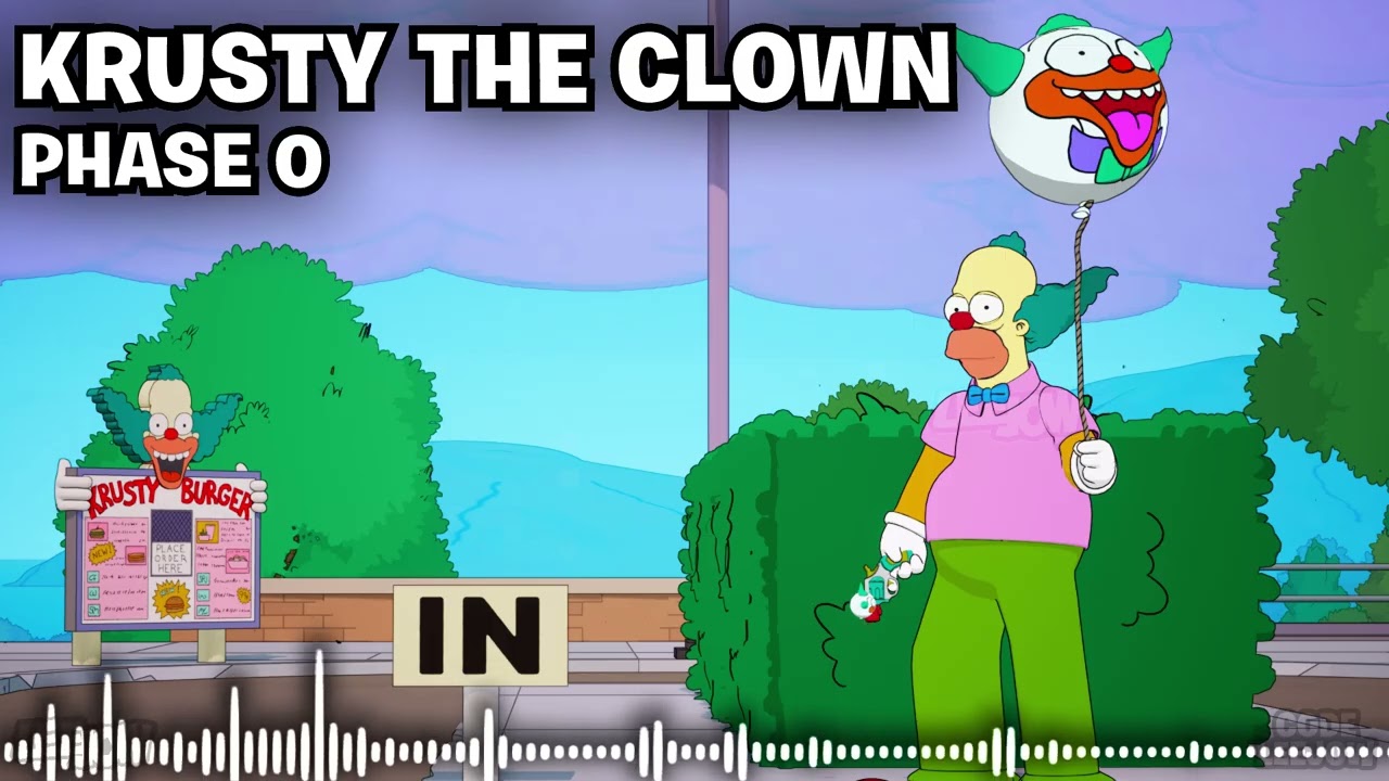 Fortnite Krusty the Clown Boss Music - Phase 0 / Idle [Simpsons Season]
