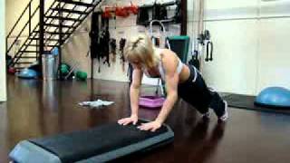 Bodies Under Construciton | Lateral Push-up using step | www.bucfitness.com