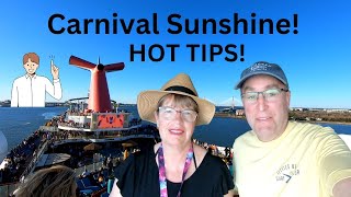 Carnival Sunshine HOT TIPS! What you need to know! (2024) #carnivalcruise