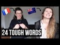 Most Difficult English Words For French Speakers | 24 Hard English Words for French People