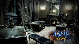 Harry Potter Inspired ASMR  No.12 Grimmauld Place Ambience and Animation  whisper, footsteps, fire