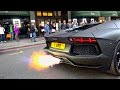 Stealth Aventador w/Capristo Exhaust | Loud Revs & Flames!