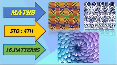 16 Patterns   | Std : 4th  | Subject :  Maths. Tr. Akshata Ajay Kale.