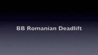Bb Dl Romanian Deadlift