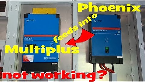 Too much inductive load for Victron Phoenix and Multiplus?