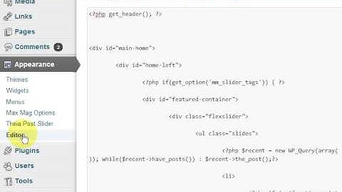 Remove Featured Slider From Max Mag Responsive WordPress Theme