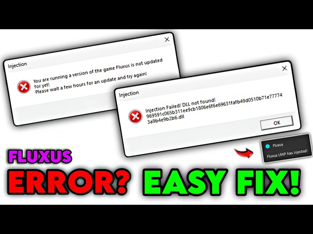 Fix Roblox Fluxus Injection Failed: DLL Not Found Issue — Eightify