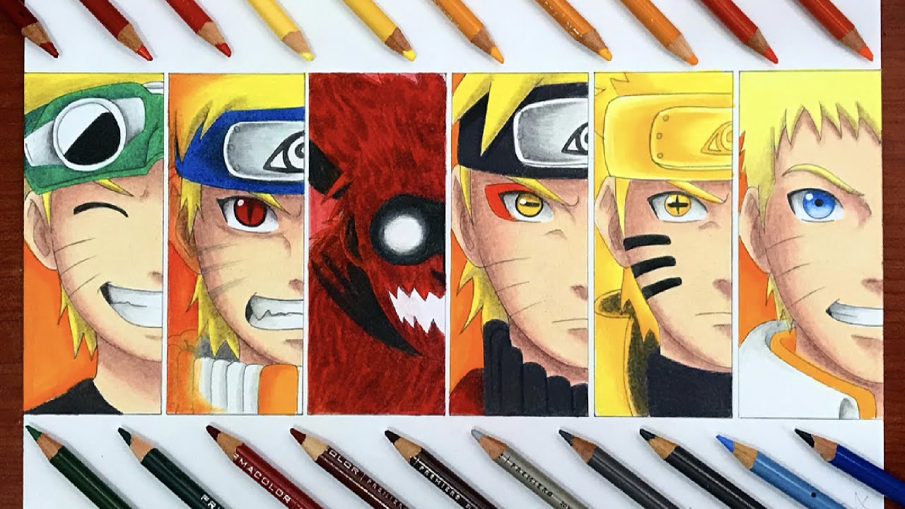 Naruto realista - Speed drawing