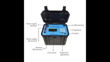 English explanation of ADMT-6B multifunctional DC resistivity meter for Induced Polarization Survey