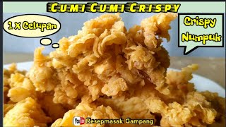 Resep Cumi Goreng Tepung Crispy Cara Mudah dan Sederhana | Crispy Flour Fried Squid Recipe DT