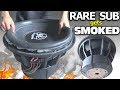 BLOWING a $1000 SUBWOOFER... in 3 Minutes?? RARE 18" Sub BLOWOUT | BASS Speaker TEARDOWN!!!