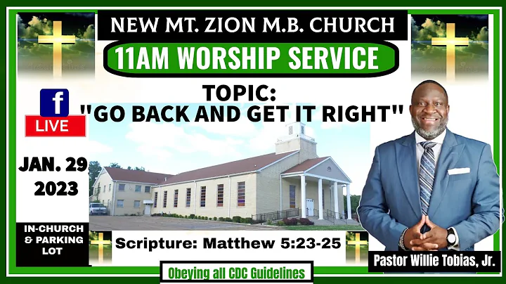 NMZ WORSHIP SERVICE FOR JAN. 29, 2023