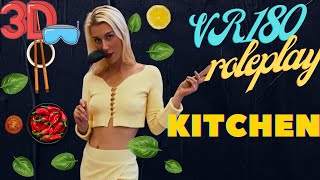 [VR 3D 4K] ANNA PARADISE - GIRLFRIEND IN THE KITCHEN ROLEPLAY - VIRTUAL REALITY FOR OCULUS 180