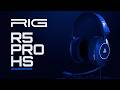 RIG R5 SPEAR PRO HS Wired Headset Setup for PlayStation 5