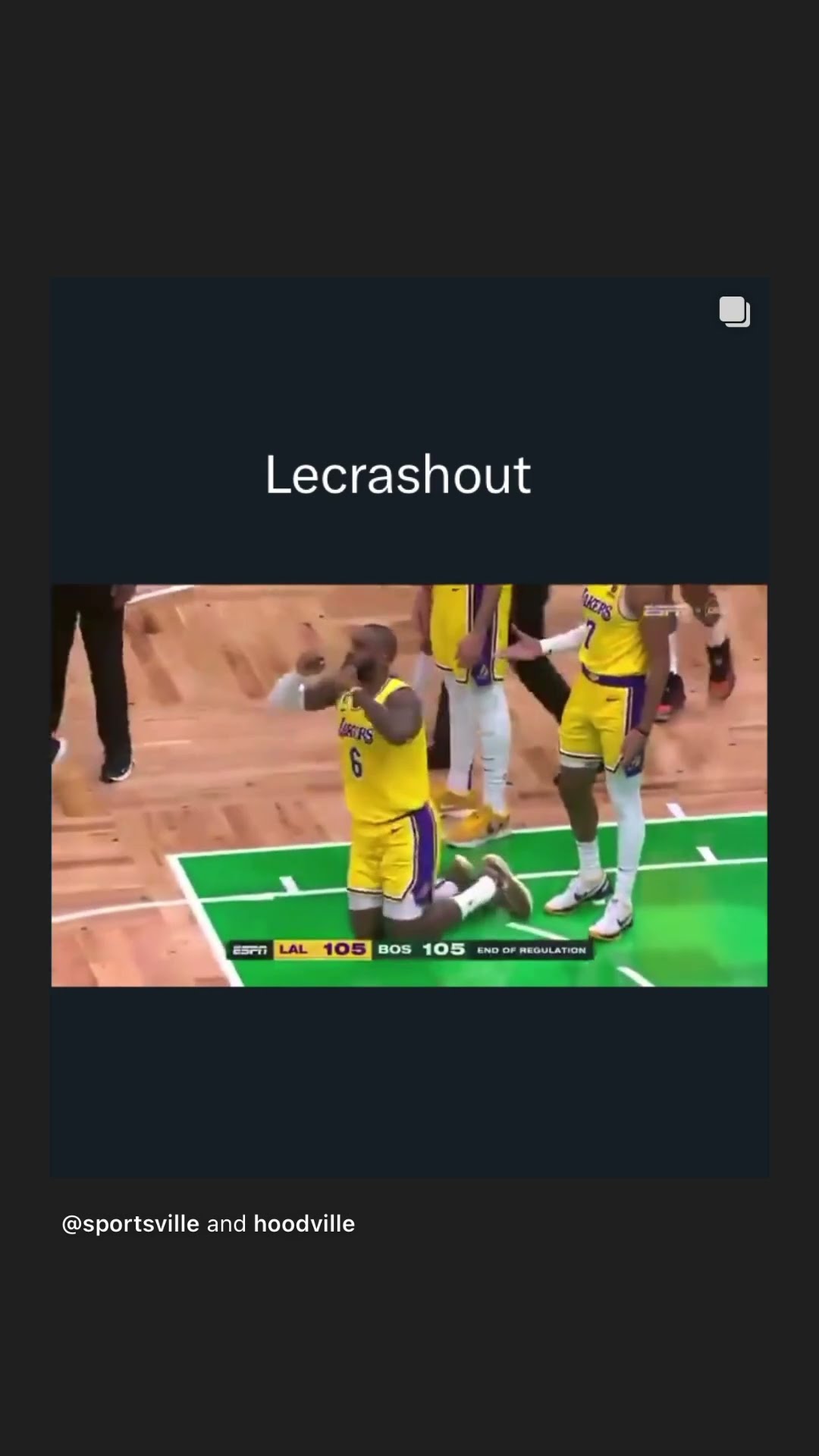 He actually was fouled #hoodnews #basketball #lebronjames #kingjames #lakers #rage #ragequit #omg