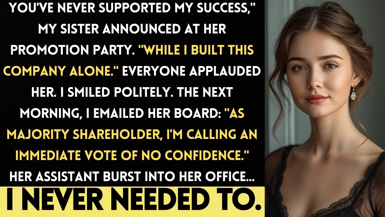 Sister Said 'You Never Support My Career' - I Control 73% Of Her $94M Company's Voting Shares