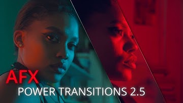 AFX Power Transitions Pack 2.5 for DaVinci Resolve - BIG UPDATE