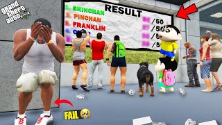Franklin Result Of Exam On First Day In School With Shinchan in GTA 5 !! screenshot 3