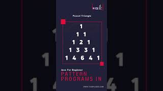 #13 Pattern Programs In Java #shorts #coding Net Worth