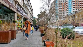 Bakı Şəhəri Piyada Turu - Mart 2021 Ağa Nemətulla Küçəsi - Gəzinti - Azerbaijan Walking Gopro 9