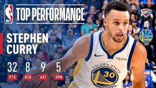 Stephen Curry Leads All Scorers With 32 Points In Victory Over OKC | 2018-2019 NBA Opening Night