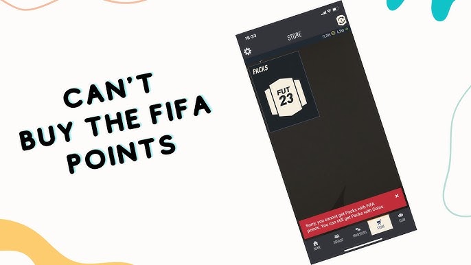 you can buy fifa points on the fifa 22 web app? 