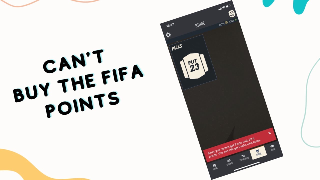 Why aren't my fifa points coming up on the web app, it worked yesterday but  when i click the add button it's saying it will redirect me to the xbox  store but