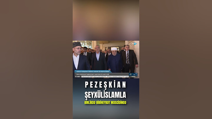 İran Prezidenti Məsud Pezeşkian Bibiheybət məscidini ziyarət etdi