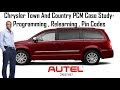 Autel Maxisys Elite | Chrysler Town and Country PCM Programming and Pin Code | Case Study 2019