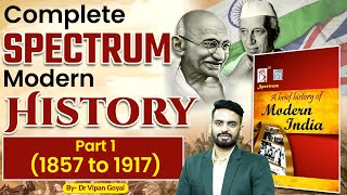 Complete Spectrum Modern Indian History Marathon (1857 to 1917) By Dr Vipan Goyal | StudyIQ PCS #1