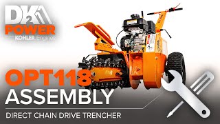 DK2 POWER | OPT118 18-Inch 7 HP Trencher | Assembly