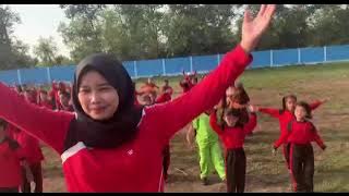 Senam bersama SDN 217 Palembang 17 September 2022
