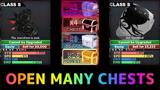 【ROBLOX BOXING LEAGUE】OPEN MANY CHESTS and Purgatory & spooky splash Glove Showcase!!
