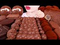 ASMR MUKBANG｜CHOCOLATE MARSHMALLOW KINDER RICE CAKE ICE CREAM SNACK 초코찰떡 마시멜로 디저트39 아이스크림 몰티져스 케이크먹방