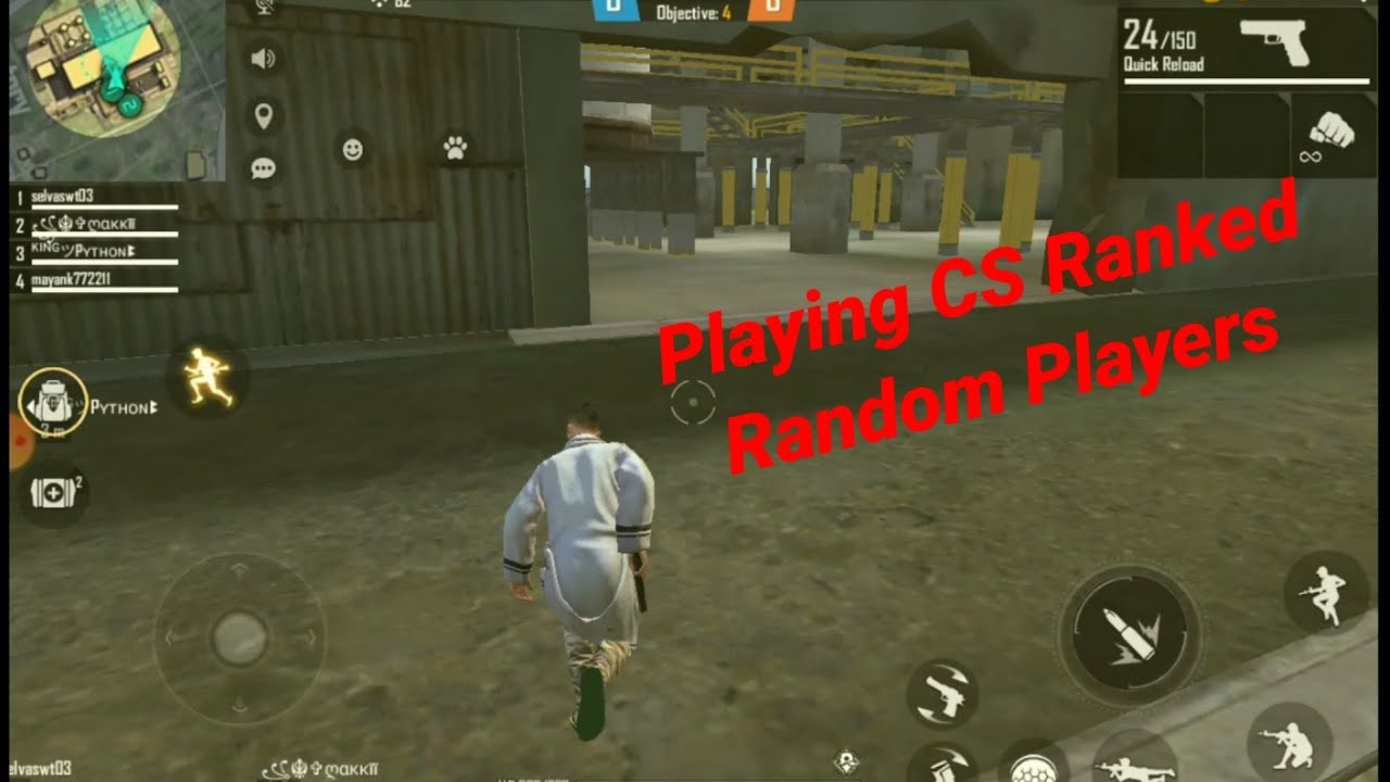 Playing CS RANKED With Random Players OP Gameplay- Garena freefire ...