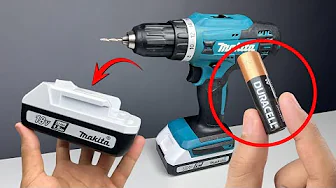 Invention from lithium battery and 1.5V battery!Genius Idea