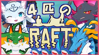 【Vtuber】新天地を目指して...4匹のRAFT！！【元吸血鬼ドラゴン系Vtuber】