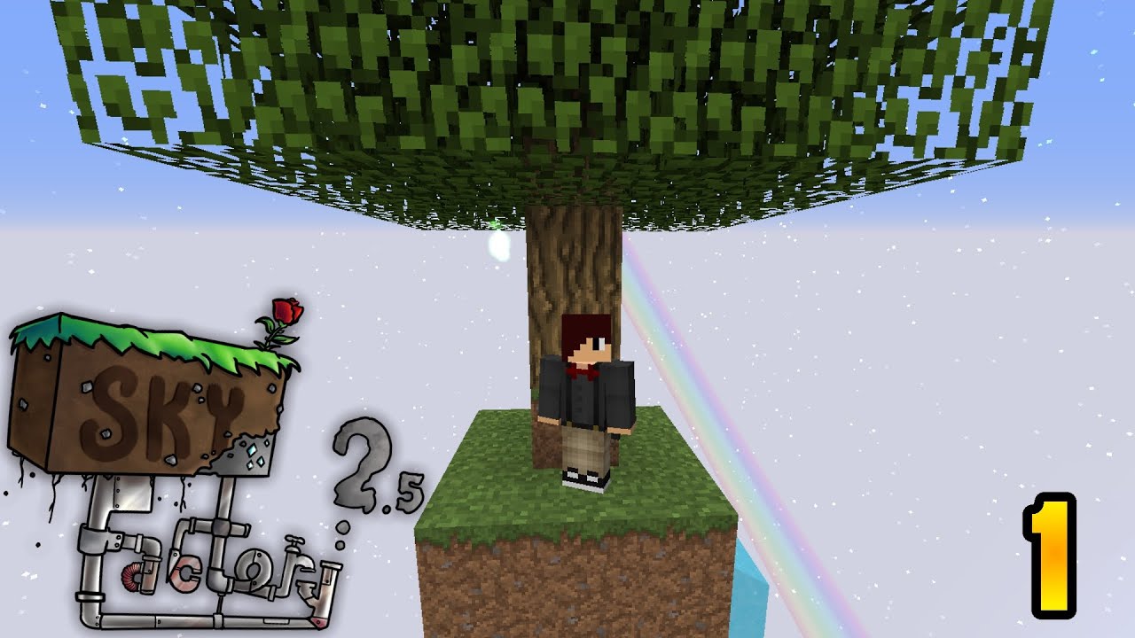 Minecraft: Sky Factory 2.5 - Ep. 1 | Reach for the Sky - YouTube