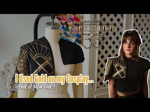 Gold Leaf Cosplay Tutorial | Expedition 33 Clair Obscur Cape + PDF Pattern