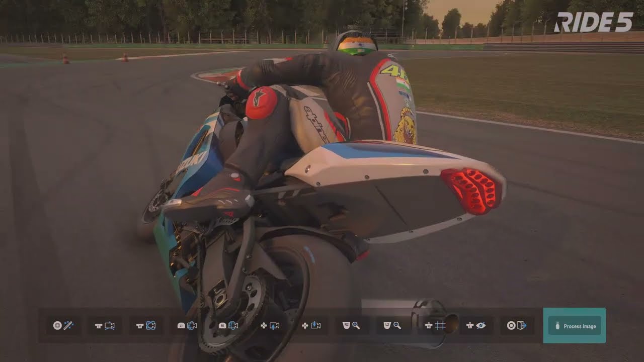 (PS5) RIDE 5 | Exploring Replay Mode and Photo Mode | Monza on Suzuki | 4K HDR 60 FPS