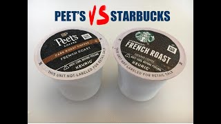 K-cup Coffee Blind Taste Test - Peet's VS Starbucks
