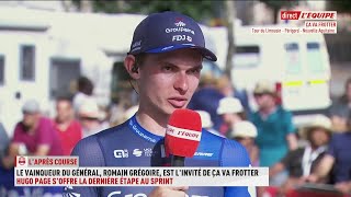 Cyclisme - Tour du Limousin : Romain Grégoire : « Le plein de confiance avant la Vuelta »