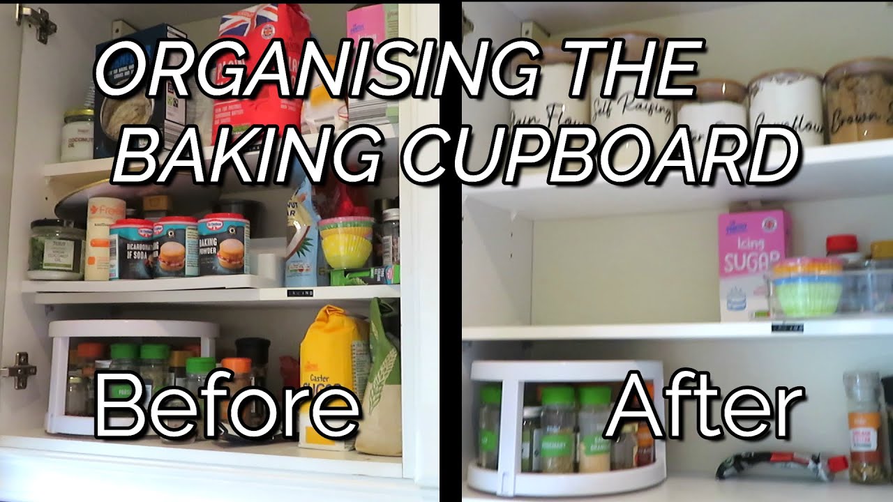 ORGANISING THE BAKING CUPBOARD RESTOCK TIDY AND CLEAN! YouTube