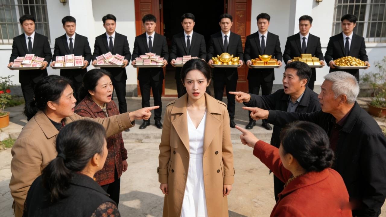 董事長裝窮回鄉過年，被窮親戚輪番羞辱，下一秒她曝光身份，打臉所有勢利眼親戚！